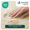 Tapis de salon poils ras doux antiderapant 60x180cm uni beige - voonot.com