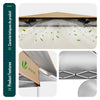 Tonnelle de jardin exterieure pliable avec moustiquaire 3.6x3.6m beige - voonot.com