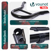Bequille Moto roue arriere charge max 390 kg acier Noir - voonot.com