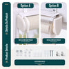 Lot de 2 Store enrouleur jour nuit double 100x150cm Lin - voonot.com