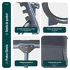 Transat pare soleil Lot de 2 pcs Gris - voonot.com