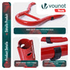 Bequille Moto roue arriere charge max 390 kg acier Rouge - voonot.com