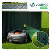 Abri pour robot tondeuse en métal L Vert - voonot.com
