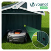 Abri pour robot tondeuse en métal XL Vert - voonot.com
