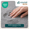 Tapis de salon poils ras doux antiderapant 60x180cm uni gris - voonot.com
