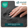 Tapis de salon poils ras doux antiderapant 60x180cm uni anthracite - voonot.com