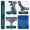 Transat pare soleil Lot de 2 pcs Bleu - voonot.com