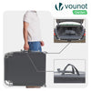 Transat pare soleil Lot de 2 pcs Gris - voonot.com