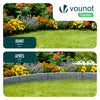 Bordure de jardin plastique PP imitation pierre 20m gris clair - voonot.com