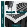 Abri pour robot tondeuse en métal L Noir - voonot.com