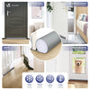 Lot de 4 Boudins de Porte Isolants coupe froid Découpables 96cm Gris - voonot.com