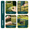 Piege pour animaux vivants cage trappe en metal 100x29x40cm vert - voonot.com