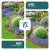 Lot de 10 Bordures de jardin acier galvanise avec pointes ancrages 106x18cm marron - voonot.com