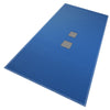 Bache piscine rectangulaire double couche en Polyethylene 160 gr/m2 avec filet ecoulement 6x12m Bleue - voonot.com