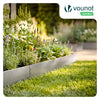 Lot de 35 Bordure de jardin en métal galvanisé flexible 100x13cm - voonot.com