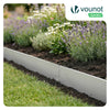 Lot de 35 Bordure de jardin en métal galvanisé flexible 100x18cm - voonot.com
