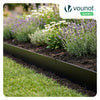 Lot de 35 Bordure de jardin en métal flexible 100x18cm noir - voonot.com