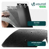 Lot de 35 Bordure de jardin en métal flexible 100x13cm noir - voonot.com