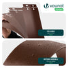 Lot de 35 Bordure de jardin en métal galvanisé flexible 100x13cm marron - voonot.com