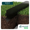 Lot de 35 Bordure de jardin en métal flexible 100x13cm noir - voonot.com