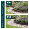 Lot de 35 Bordure de jardin en métal flexible 100x18cm noir - voonot.com