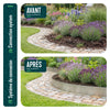 Lot de 35 Bordure de jardin en métal galvanisé flexible 100x18cm - voonot.com