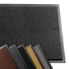 Tapis de porte paillasson 60x90cm Gris-Noir - voonot.com