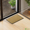 Lot de 2 Tapis de porte paillasson 40x60cm Beige - voonot.com