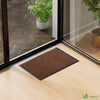 Lot de 2 Tapis de porte paillasson 40x60 marron - voonot.com