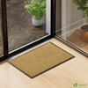 Lot de 2 Tapis de porte paillasson 60x90cm Beige - voonot.com