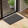 Lot de 2 Tapis de porte paillasson 60x90cm Anthracite - voonot.com