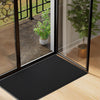 Tapis de porte paillasson 90x150cm Noir - voonot.com