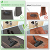 Tapis de porte paillasson 90x150cm Anthracite - voonot.com