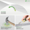 10 x Plaques de polycarbonate alveolaires transparent creux 6mm 121x60.5cm - voonot.com