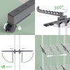 Sechoir a linge etendoir extensible et pliable grande capacite sechage 190x53x170cm Blanc - voonot.com