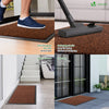 Tapis de porte paillasson 40x60 marron - voonot.com