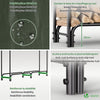 Serre buche 2m avec housse de protection - voonot.com