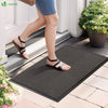 Lot de 2 Tapis de porte paillasson 60x90cm Anthracite - voonot.com
