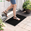 Lot de 2 Tapis de porte paillasson 40x60cm Noir - voonot.com