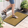 Lot de 2 Tapis de porte paillasson 60x90cm Beige - voonot.com
