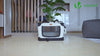 Sac transport pliable chien chat caisse cage portable 82x60x60cm gris
