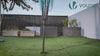 Etendoir a Linge Exterieur Rotatif avec housse de protection et Surface etendage 45m Argent Vert
