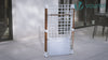 Etendoir a linge deluxe pliable grande capacite 173x94x123cm style bois blanc
