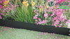 Lot de 5 Bordure de jardin en métal flexible 100x18cm noir