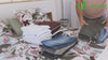 Lot de 5 sacs de demenagement grand format avec sangles et poignee marron
