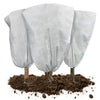 Lot de 3 Housse Hivernage Plante avec Cordon Polypropylème 80g/m² 80x100cm blanc - voonot.com