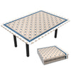 Nappe de table rectangulaire en PVC Tissu non-tissé style ceramique - voonot.com