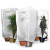 Lot de 3 Housse Hivernage Plante avec Cordon  et zipper Polypropylème 80g/m² 120x180cm blanc - voonot.com