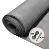 Brise vue occultant en HDPE 150g/m² 1x10m avec attaches de fixation gris - voonot.com