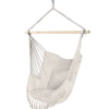 Chaise suspendue hamac avec 2 oreillers Beige - voonot.com